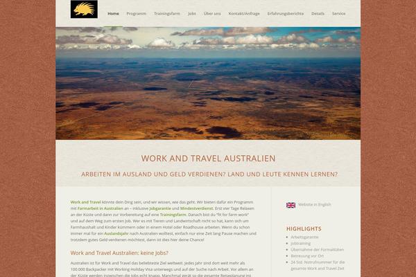 WordPress website example screenshot