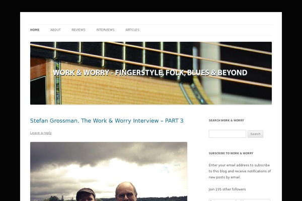 WordPress website example screenshot