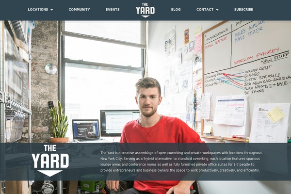 Yard WordPress theme, websites list used Yard theme Yard theme websites examples