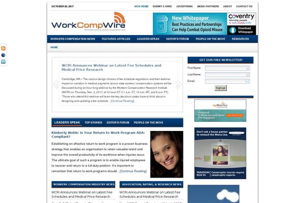 workcompwire.com site used Workcompwire