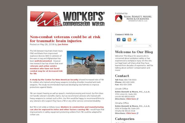 workerscompensationwatch.com site used Rehm