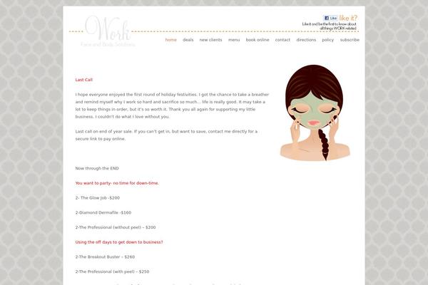 WordPress website example screenshot