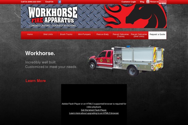 WordPress website example screenshot