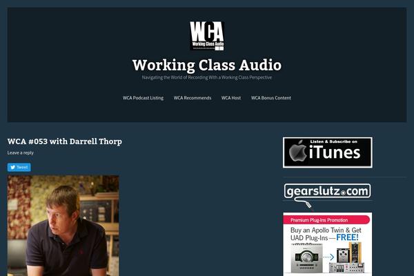 workingclassaudio.com site used Cobalt Blue