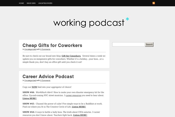 workingpodcast.com site used Standardtheme_272