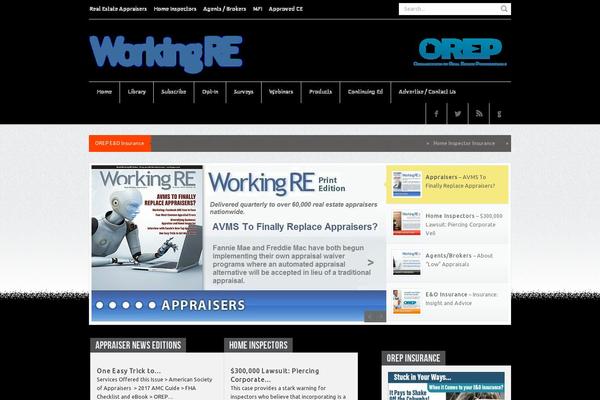 WordPress website example screenshot