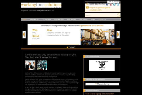 WordPress website example screenshot