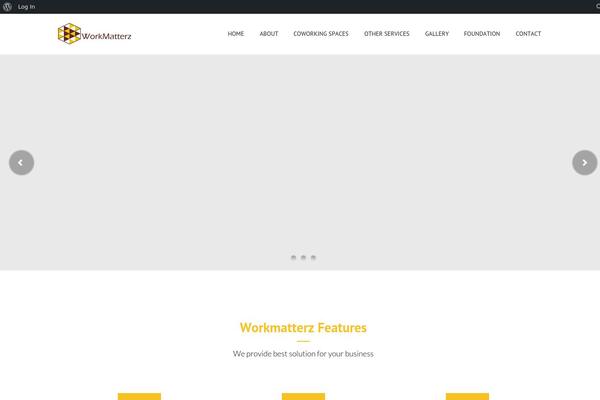 WordPress website example screenshot