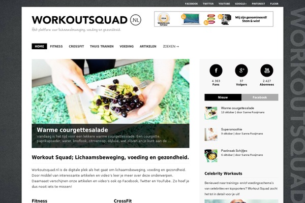 workoutsquad.nl site used Workoutsquad
