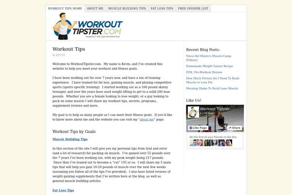 WordPress website example screenshot