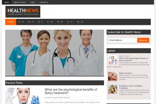 workplacehealthconnect.co.uk site used Arras WP theme