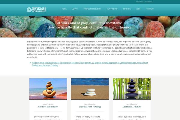 WordPress website example screenshot