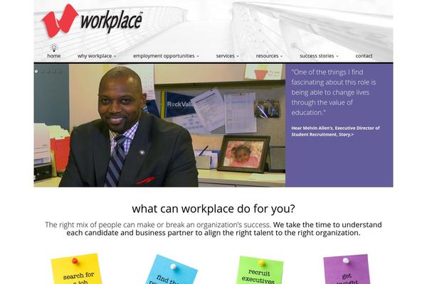 Workplace theme site design template sample