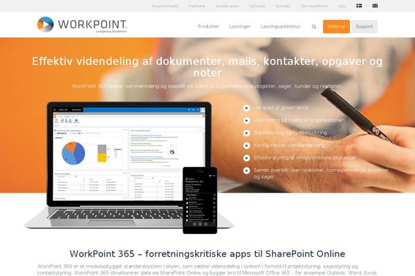 workpoint.dk site used Onlineplus-framework