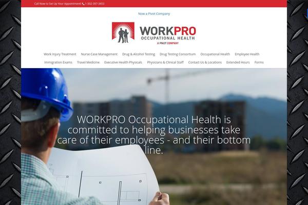 WordPress website example screenshot