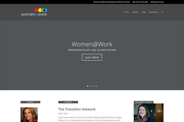 Divi theme site design template sample