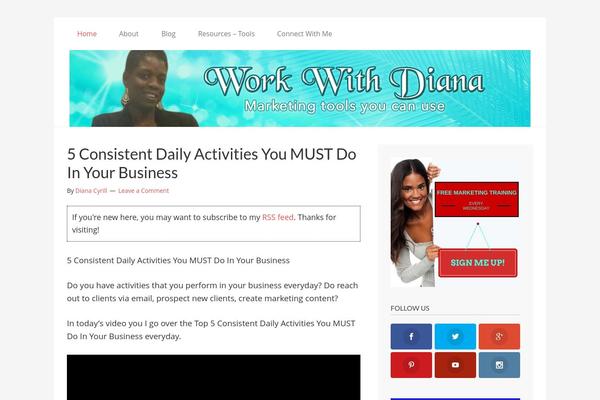 workwithdiana.com site used Mlsp-simple