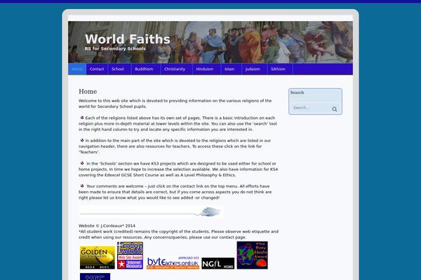 world-faiths.com site used Canvas