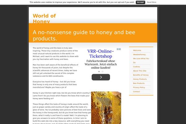 world-of-honey.com site used Cms2