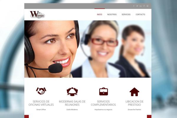 WordPress website example screenshot
