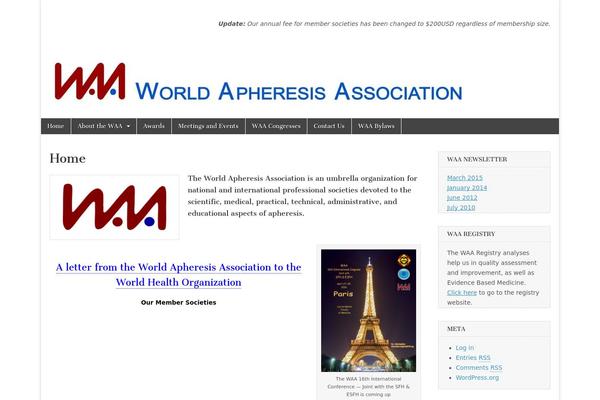 WordPress website example screenshot
