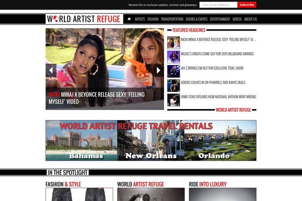 WordPress website example screenshot