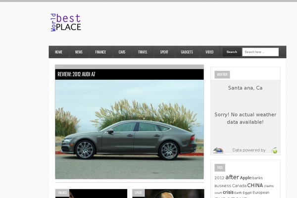 Ares theme site design template sample