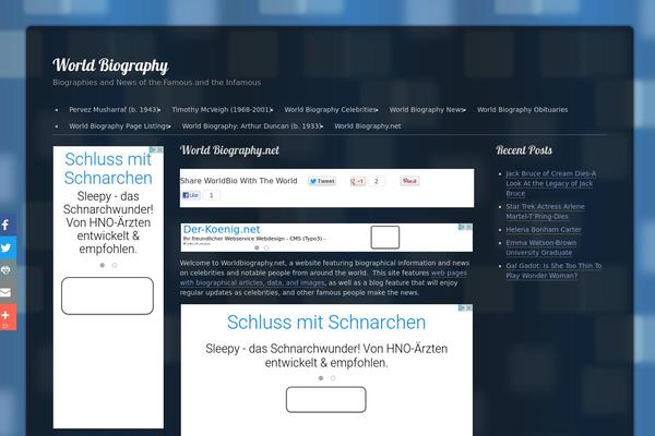 WordPress website example screenshot