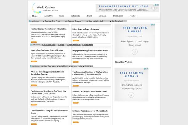 worldcashew.com site used Latestset