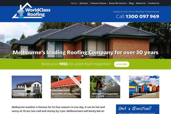 worldclassroofing.com.au site used Worldclassroofing