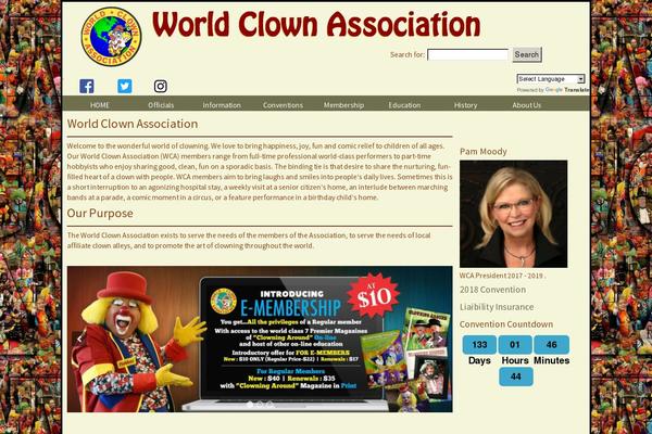 worldclown.com site used Worldclown
