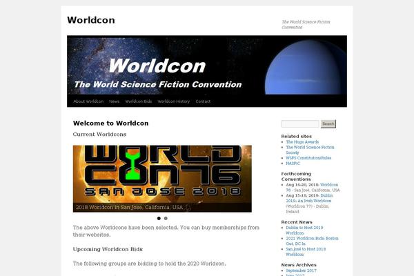 Twenty Ten theme site design template sample