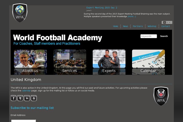 worldfootballacademy.co.uk site used Worldfootball