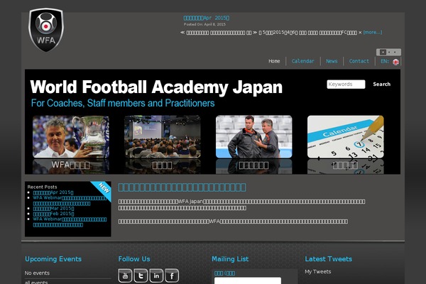 worldfootballacademy.jp site used Worldfootball