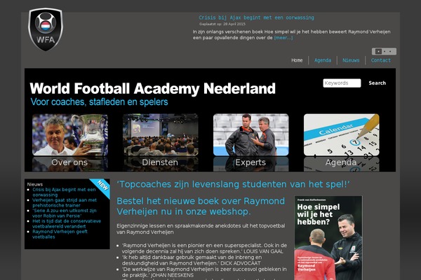 worldfootballacademy.nl site used Worldfootball