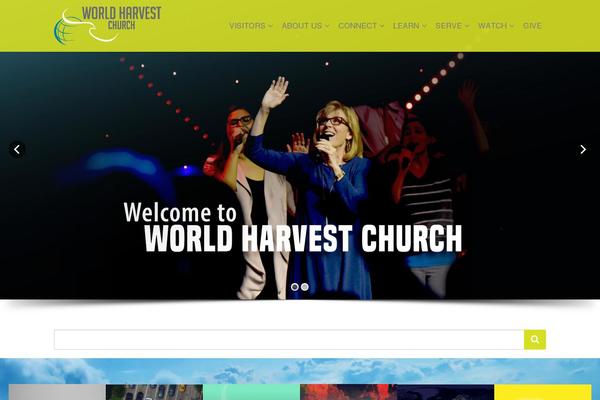 worldharvestchurch.org site used NativeChurch