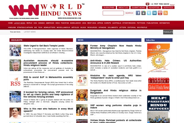 worldhindunews.com site used Whn