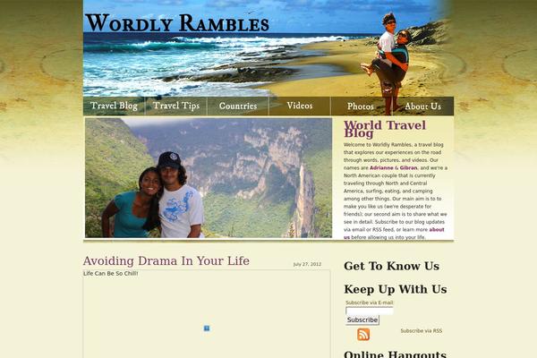 worldlyrambles.com site used Worldlyrambles
