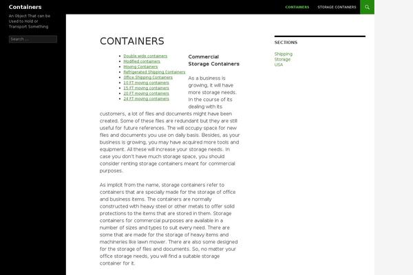 WordPress website example screenshot