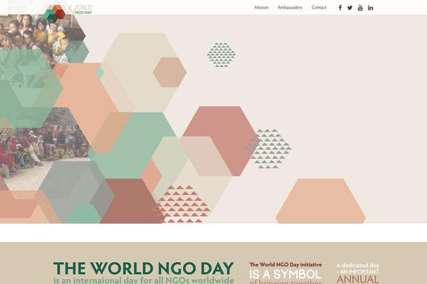 Ngo theme site design template sample