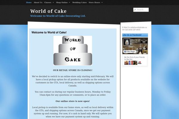 worldofcake.ca site used Sonar