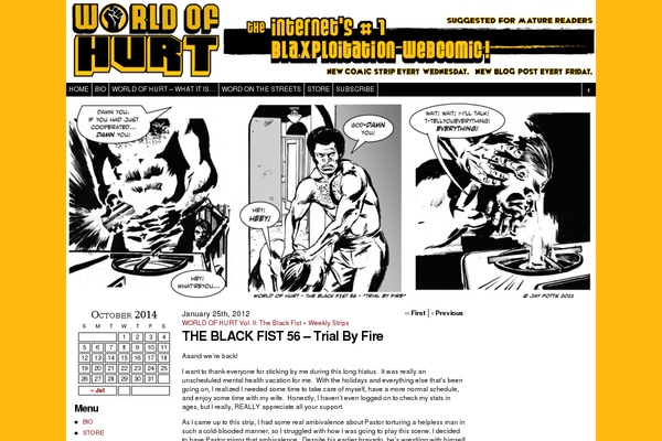 Comicpress 3c theme site design template sample
