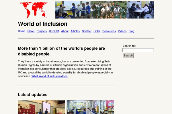 worldofinclusion.com site used Woi