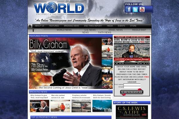 worldprophecynetwork.com site used Prophecy