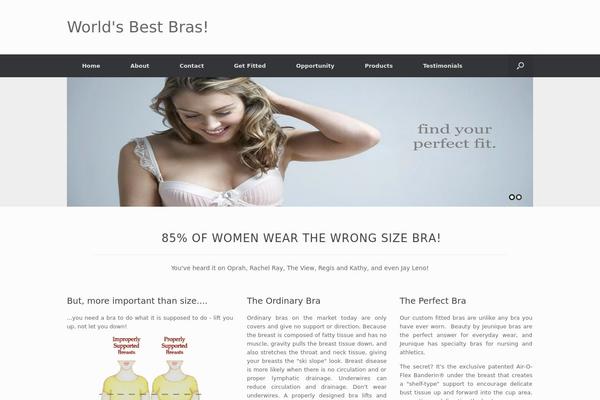 Vantage theme site design template sample