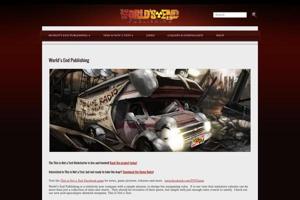 Hellfire theme site design template sample