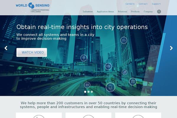 worldsensing.com site used Worldsensing