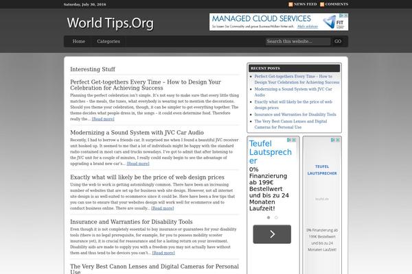 worldtips.org site used Streamline_20