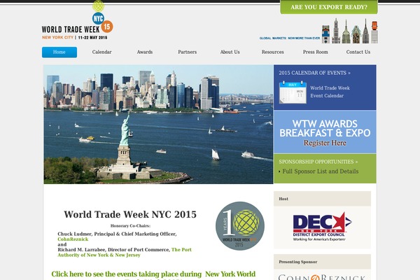 worldtradeweeknyc.org site used Wtw