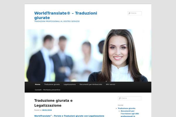 worldtranslate.it site used Twenty Eleven